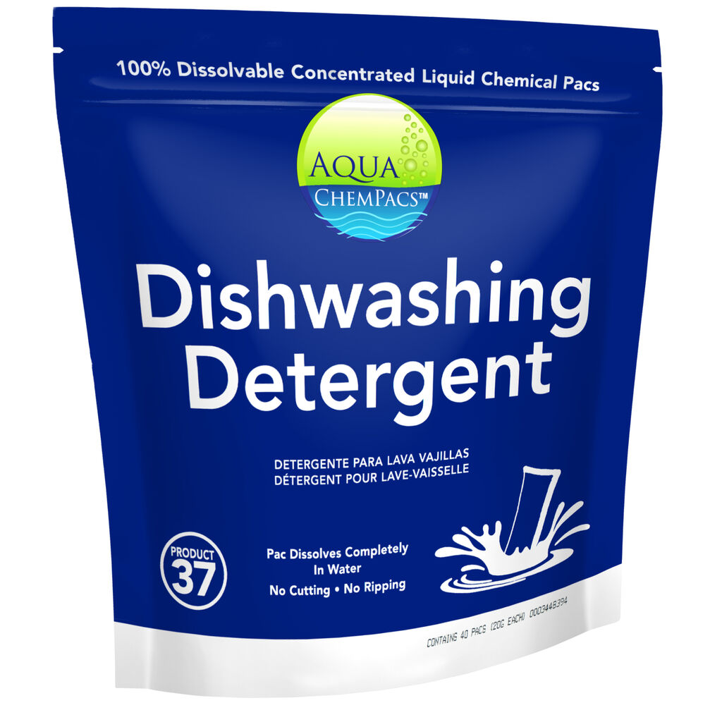 Aqua ChemPacs Dishwashing Detergent 3 sink 1 x 20_PK x 20 grams (9320847) - Left.jpg